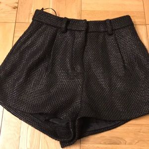 Bec & Bridge black shorts